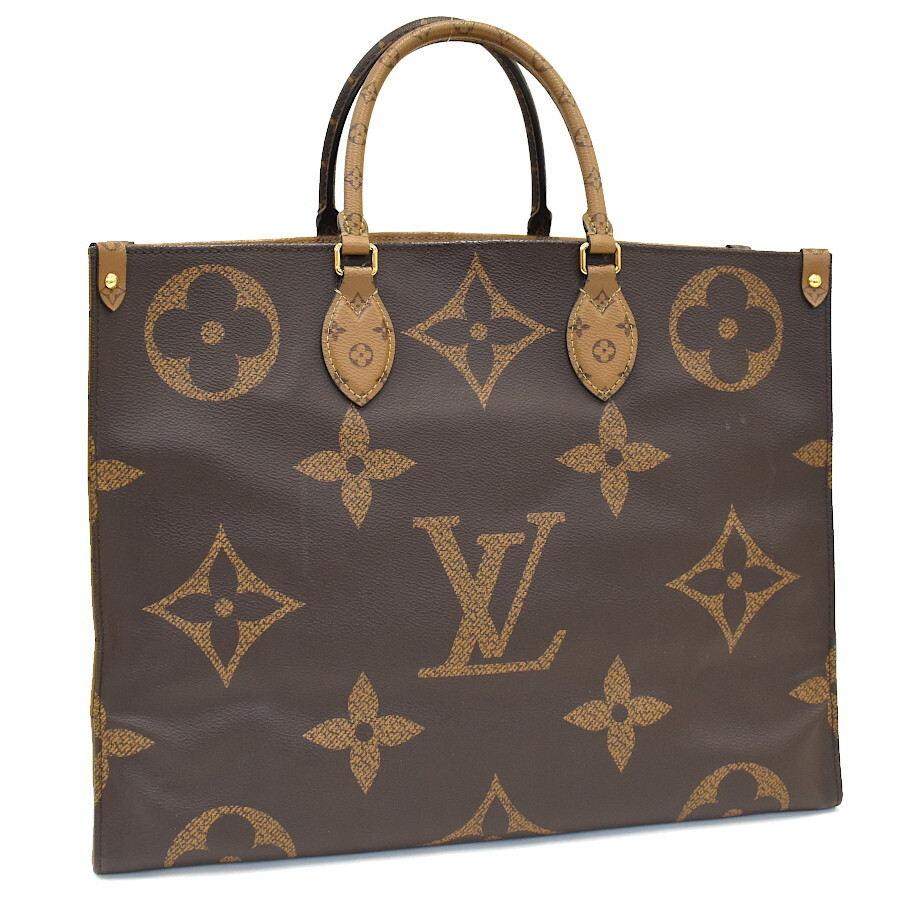 1円 定価36万 LOUIS VUITTON ルイヴィトン オンザゴーGM M44576 ジャイアントモノグラム リバース K.Dsoo.tI ...