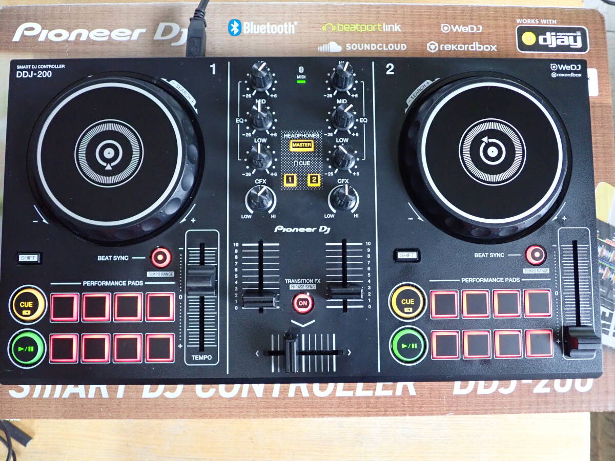 Pioneer DDJ-200 DJコントローラー-ワンピースカードナミパラレルOP01