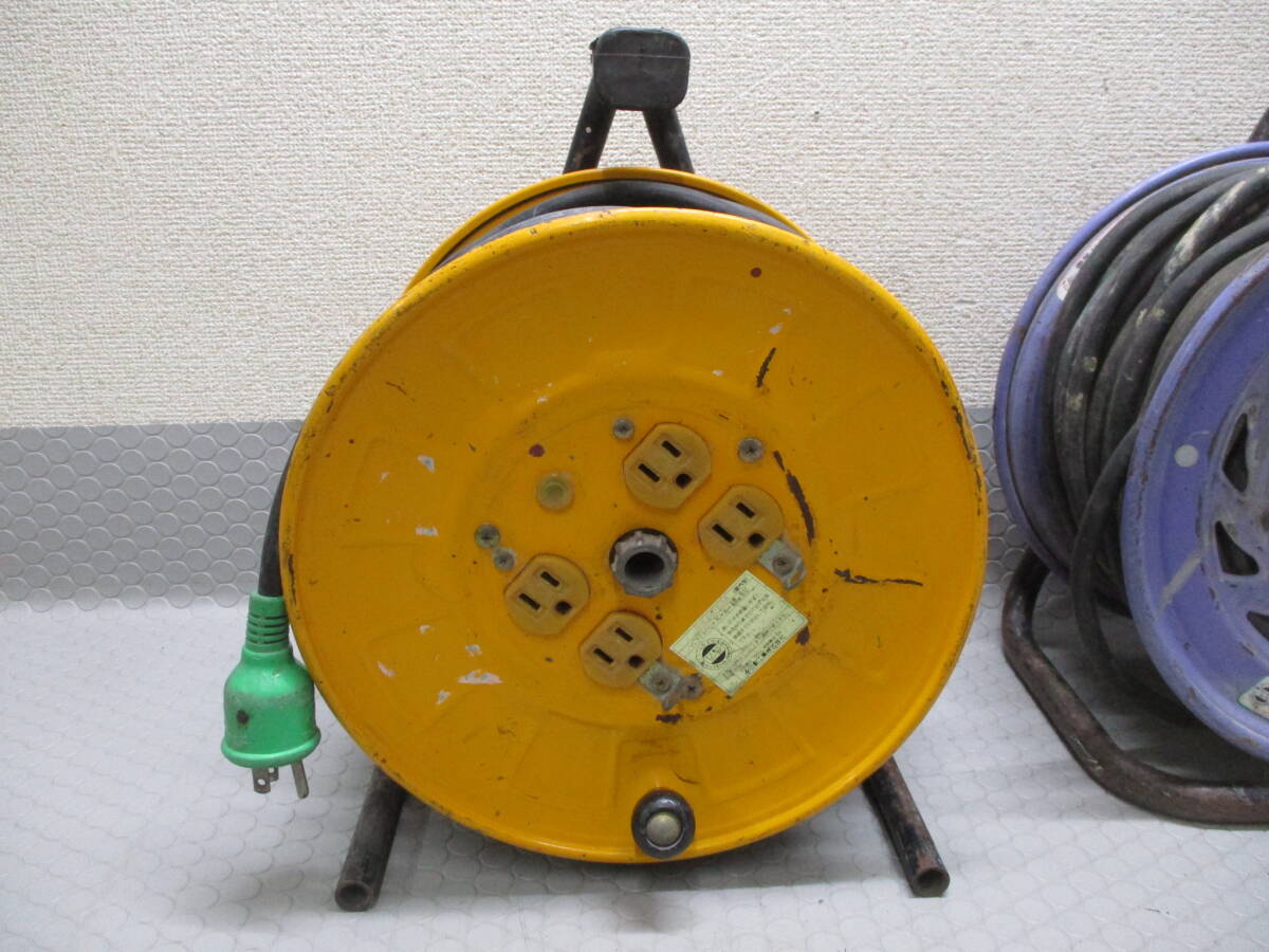 日動 コードリール 屋内用 30m◇2点セット■D-196_5