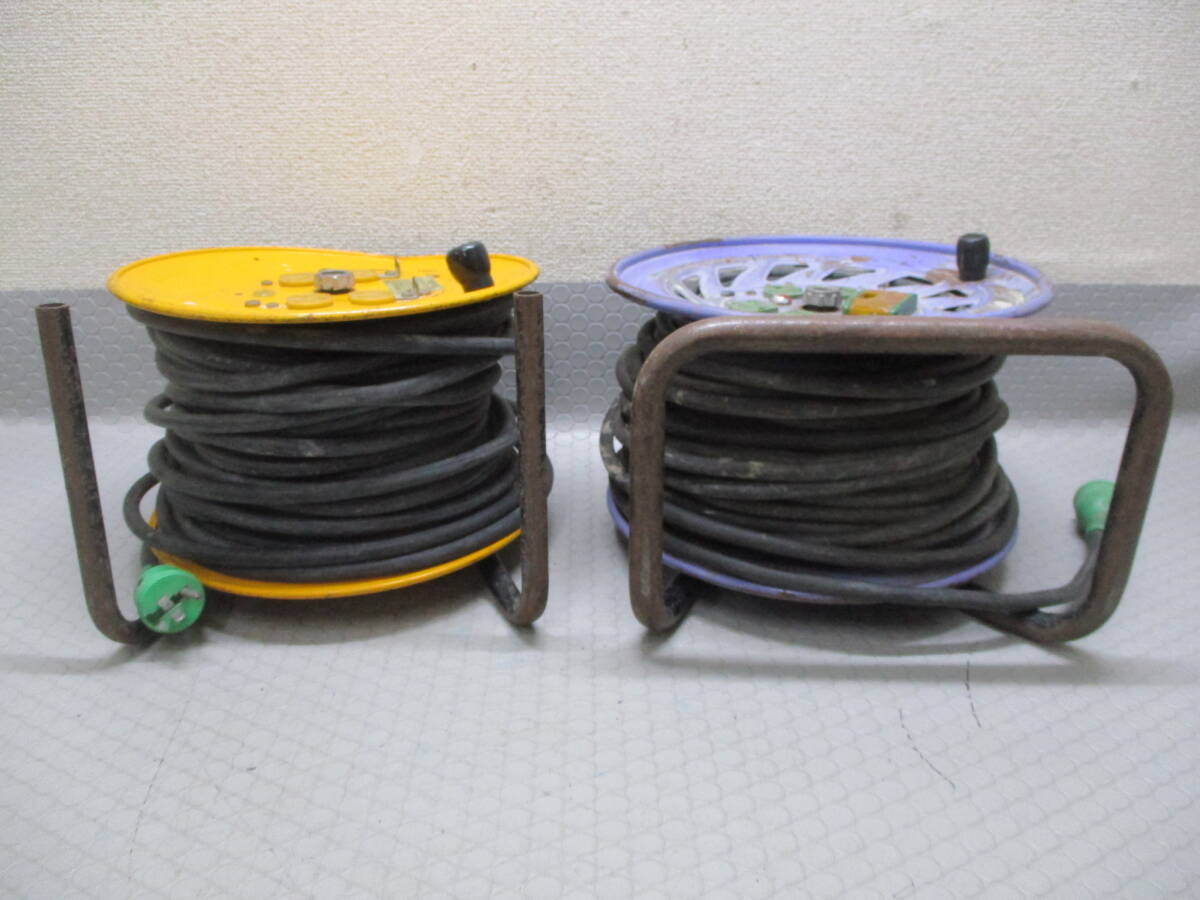 日動 コードリール 屋内用 30m◇2点セット■D-196_8