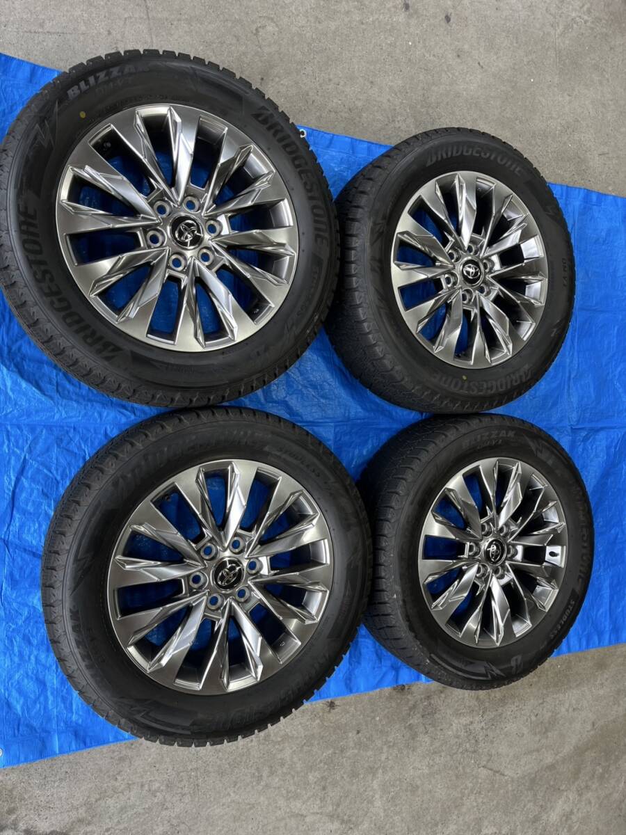 ☆送料無料☆バリ溝☆美品 ランドクルーザー300 ZX 純正20インチアルミ