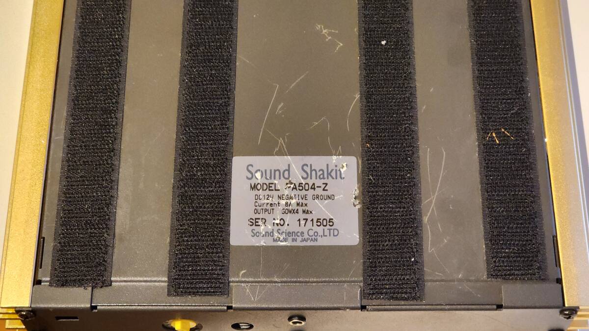 サウンドシャキット　PA504-Z（Z2アップデート済）　ジャンク_4