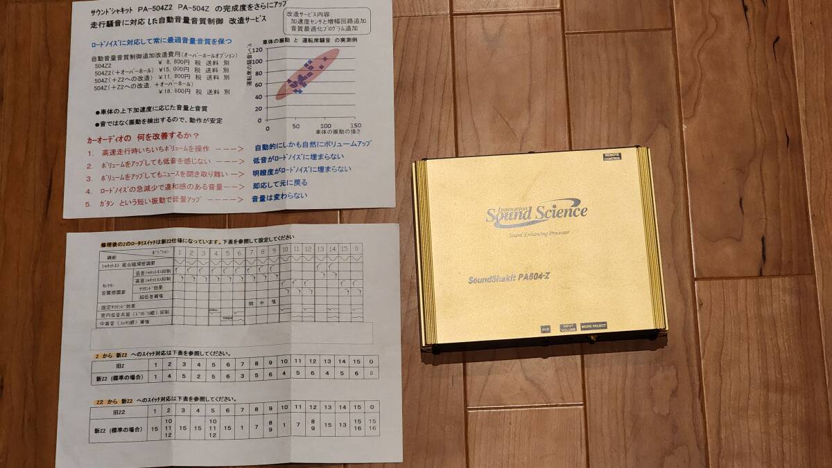 サウンドシャキット　PA504-Z（Z2アップデート済）　ジャンク_5