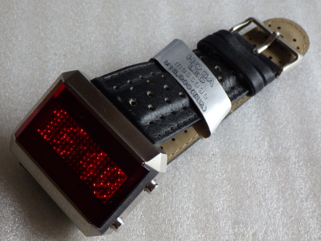 未使用 HOGA LED デジタル massage メンズ 電池交換 動作品 v010802 