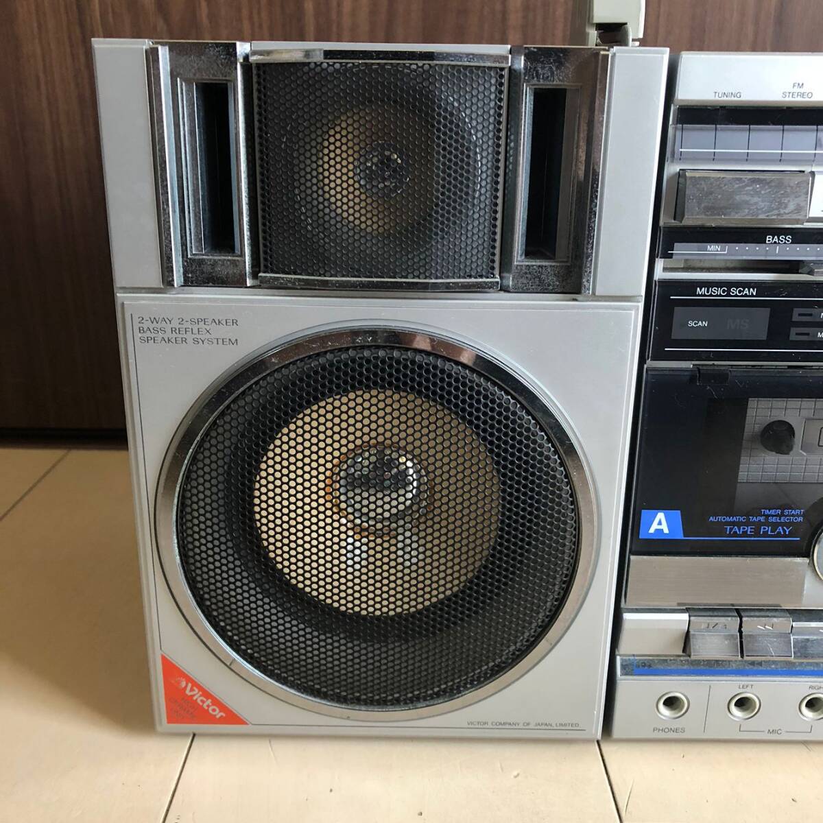 Victor PC-W88 ビクター ダブルカセットラジカセ ラジカセメーカー直営