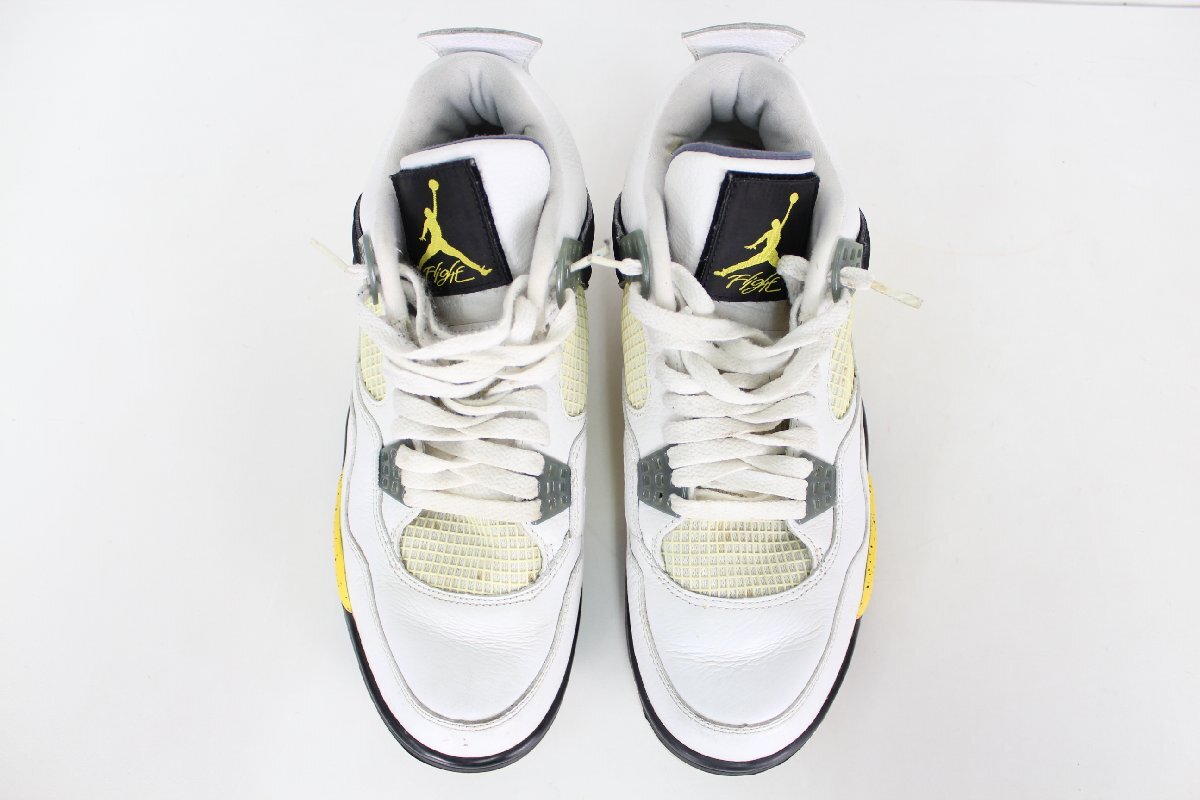 【ト福】◎NIKE ナイキ AIR JORDAN 4 RETRO エアジョーダン4 レトロ ホワイト 29cm AJ4 バスケットシューズ スニーカー LAZ01LLS23_2