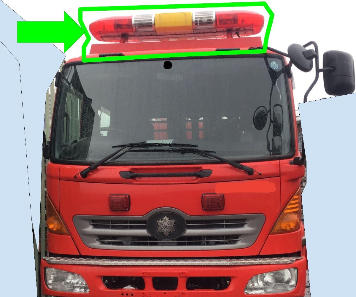 パトライト 散光式警光燈（NZE-24VCJF）24V 管理番号：250109a 散光式警光