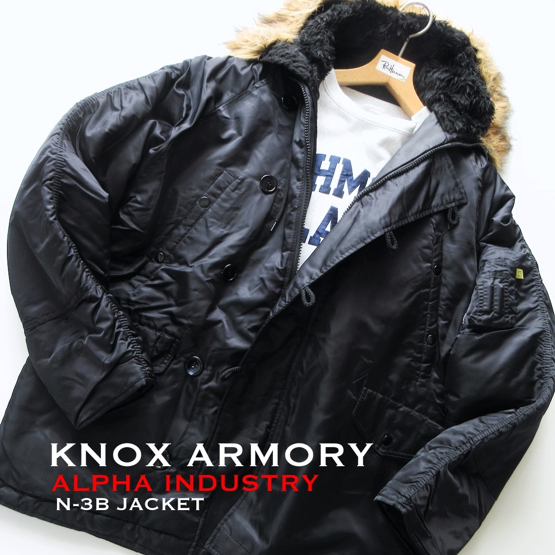 KNOX ARMORY / ALPHA INDUSTRY アルファ】タイプ N－3B フライト 