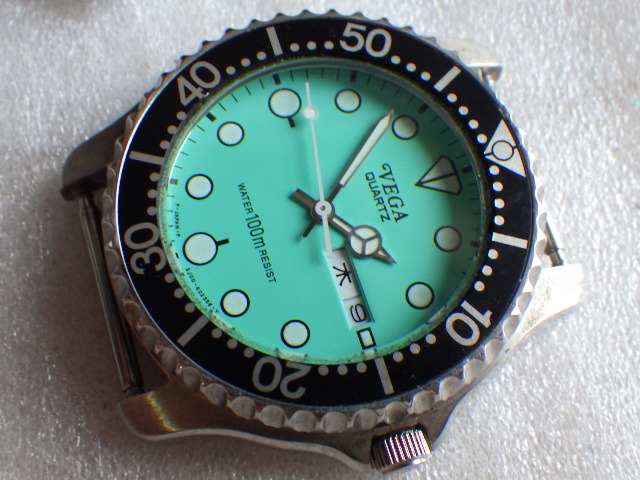 CITIZEN 1408-396391遊びの1本 VEGA ヴィンテージダイバー80´s