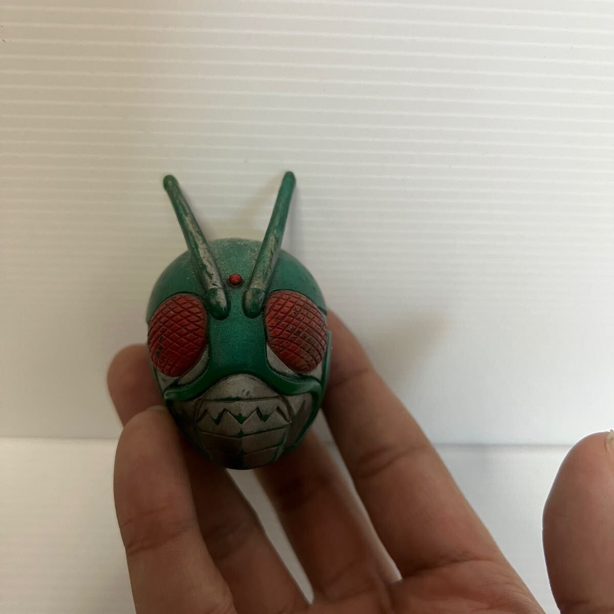 仮面ライダー ポピー スカイライダー 面割れ ソフビ 当時物 スカイ 