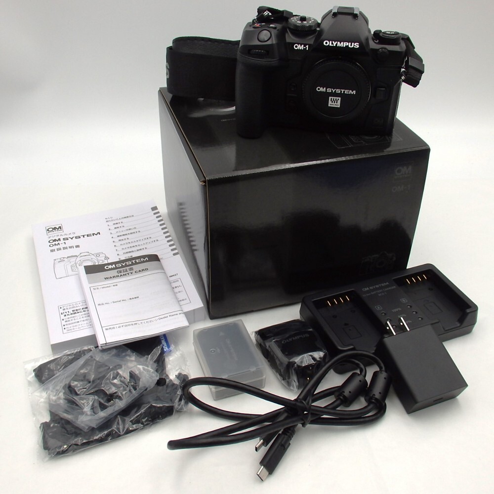 1円〜 OLYMPUS オリンパス OM-1 ミラーレス一眼カメラ ボディのみ 箱付 