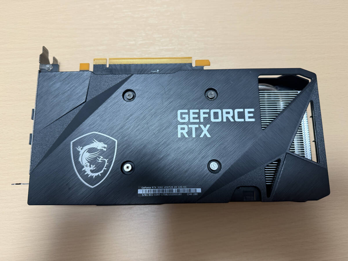 送料無料！】【中古】MSI GeForce RTX 3060 VENTUS 2X 12G OC 12GB 