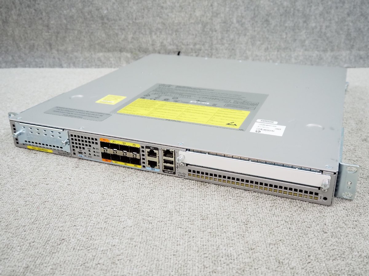 [N748] ☆ 初期化済 ☆ Cisco ASR 1000-X シリーズ ルータ　ASR1001-X V02 ☆ OSなし ☆