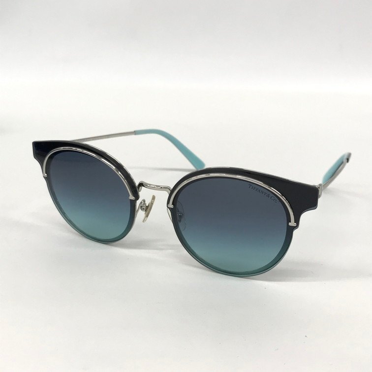 TIFFANY＆Co. ティファニー サングラス TF3061 6001/9S 64□14 140 2N ケース・箱・保存袋・付属品あり【DAAK6005】