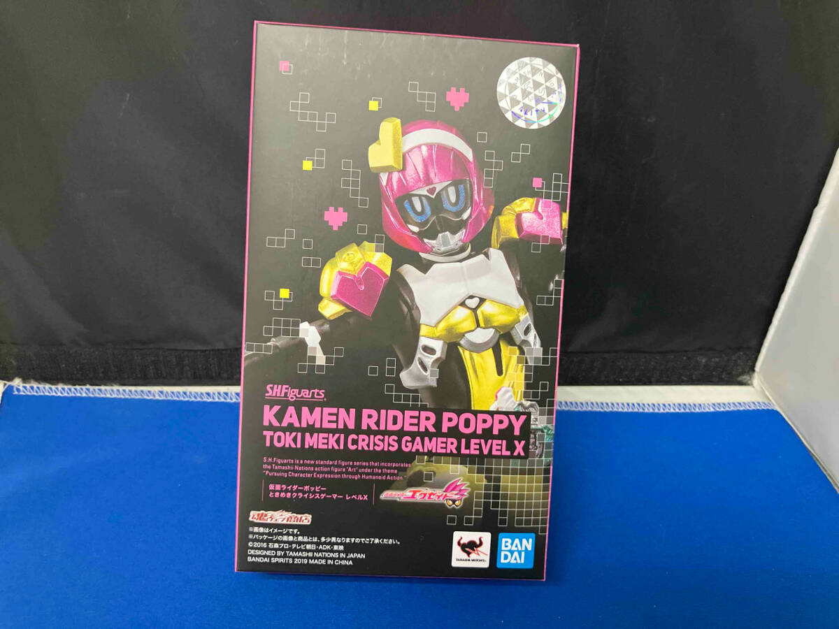 大人気，100%新品 S.H.Figuarts 仮面ライダーポッピー ときめきクライシスゲーマー レベルX 魂ウェブ商店限定 仮面ライダーエグゼイド(仮面ライダー)｜売買されたオークション情報、yahooの商品情報をアーカイブ その他