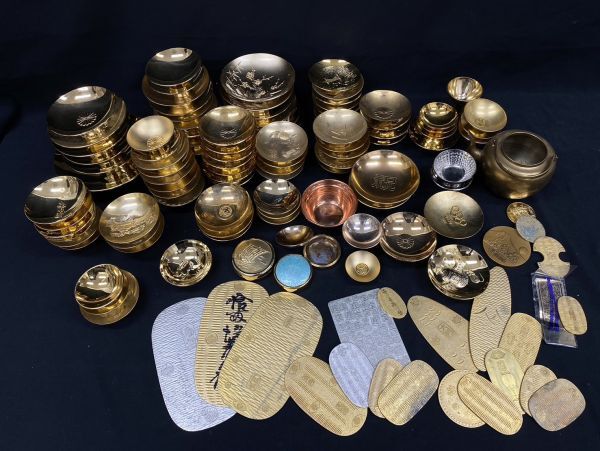 大量まとめ12.3キロ　金杯・銀杯・置物・24K・アクセサリーなど 大量まとめ12.3キロ 金杯・銀杯・置物・24K・アクセサリーなど 大量