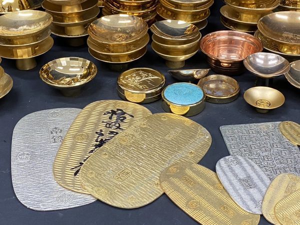 大量まとめ12.3キロ 金杯・銀杯・置物・24K・アクセサリーなど 大量