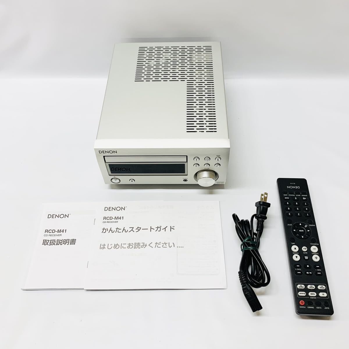 DENON デノン RCD-M41 CDレシーバー シルバー 2022年 動作品 DENON