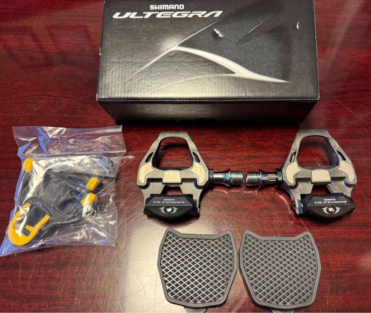 【美品】PD-R8000 SHIMANO SPD-SL ULTEGRA シマノ アルテグラ ビンディングペダル　＋4㎜　軸長_1