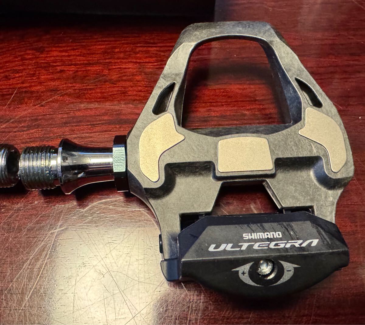 【美品】PD-R8000 SHIMANO SPD-SL ULTEGRA シマノ アルテグラ ビンディングペダル　＋4㎜　軸長_3