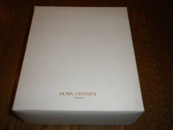 HOYAクリスタルワイングラスペア箱入り未使用品　_2
