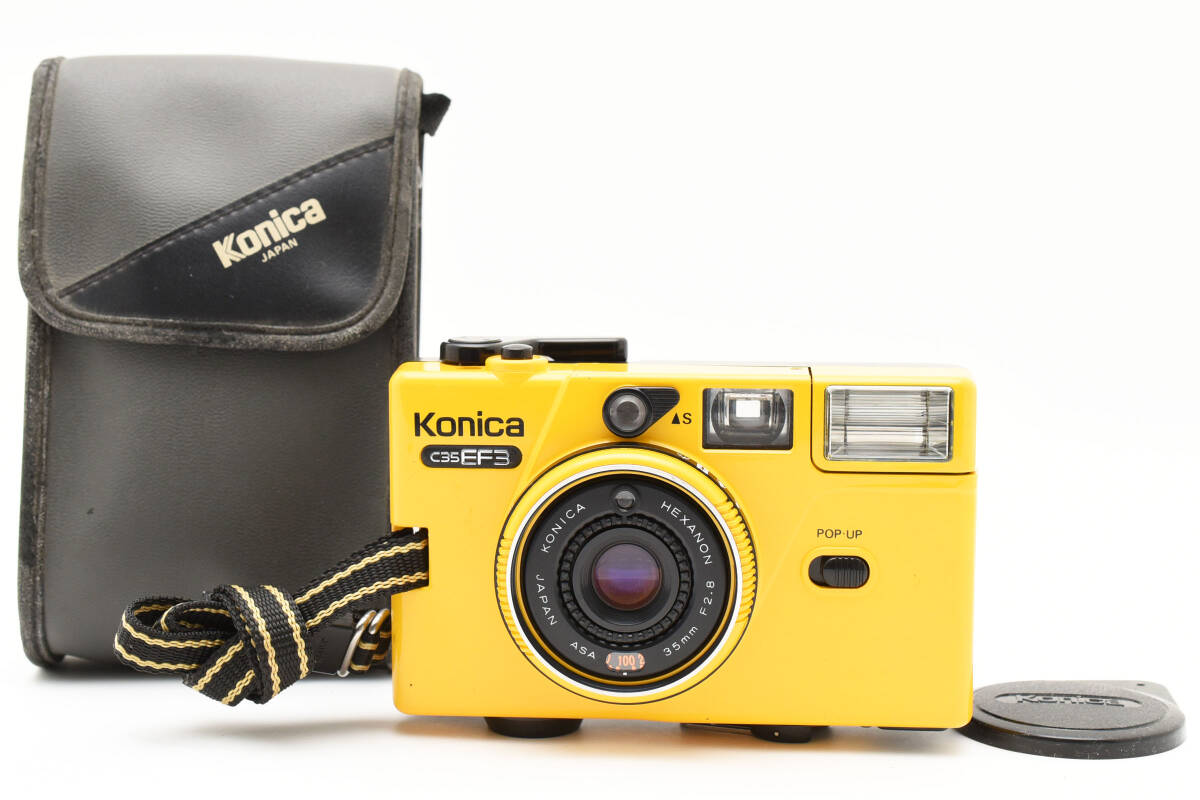 KONICA C35 EF3 コニカ イエロー 3710_1