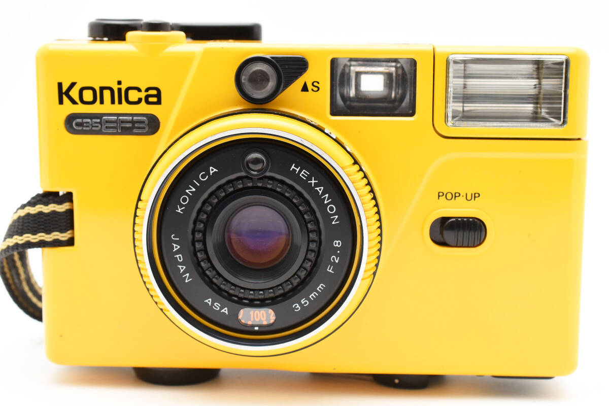KONICA C35 EF3 コニカ イエロー 3710_3