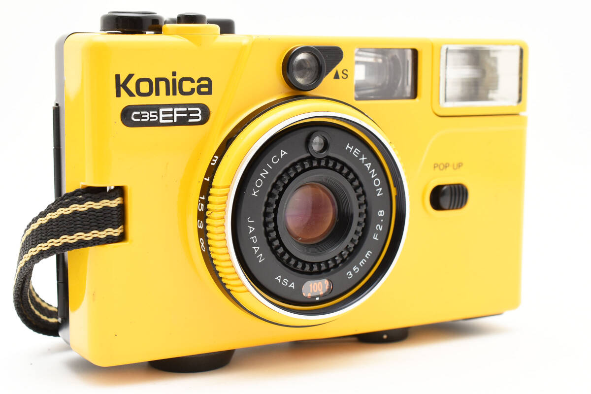 KONICA C35 EF3 コニカ イエロー 3710_4