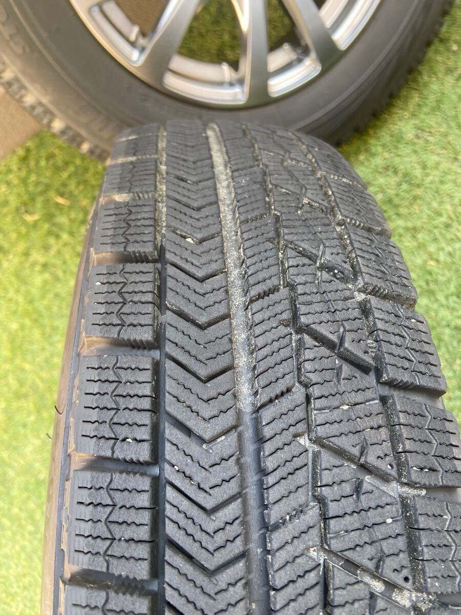 スタッドレスタイヤ　145/80R13 ブリヂストン　ブリザック　VRX ホイールセット　4J 軽自動車　7〜8部山　2019年製　アルミホイール_5