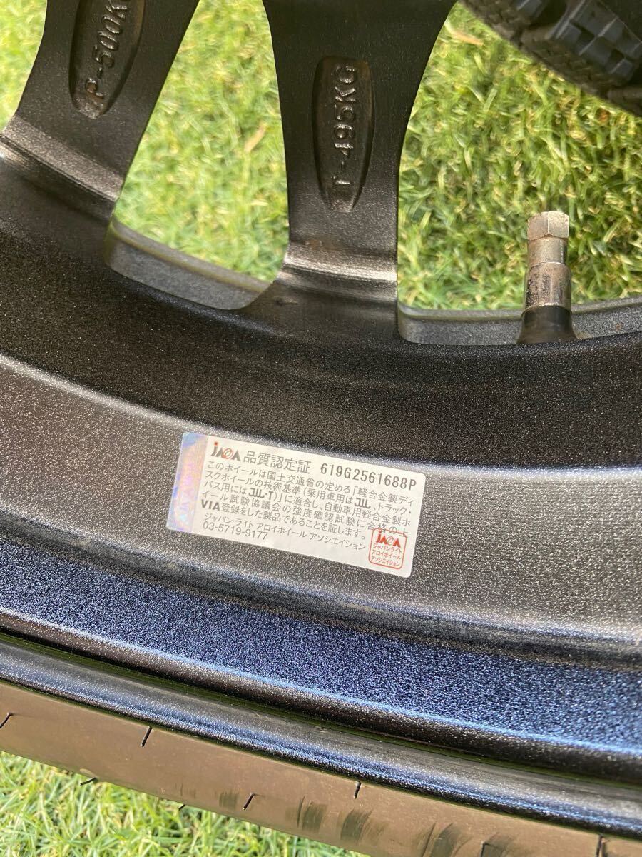 スタッドレスタイヤ　145/80R13 ブリヂストン　ブリザック　VRX ホイールセット　4J 軽自動車　7〜8部山　2019年製　アルミホイール_9