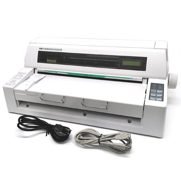 OKI MICROLINE MICROLINE 8480SU3-R ドットインパクトプリンタ 排紙
