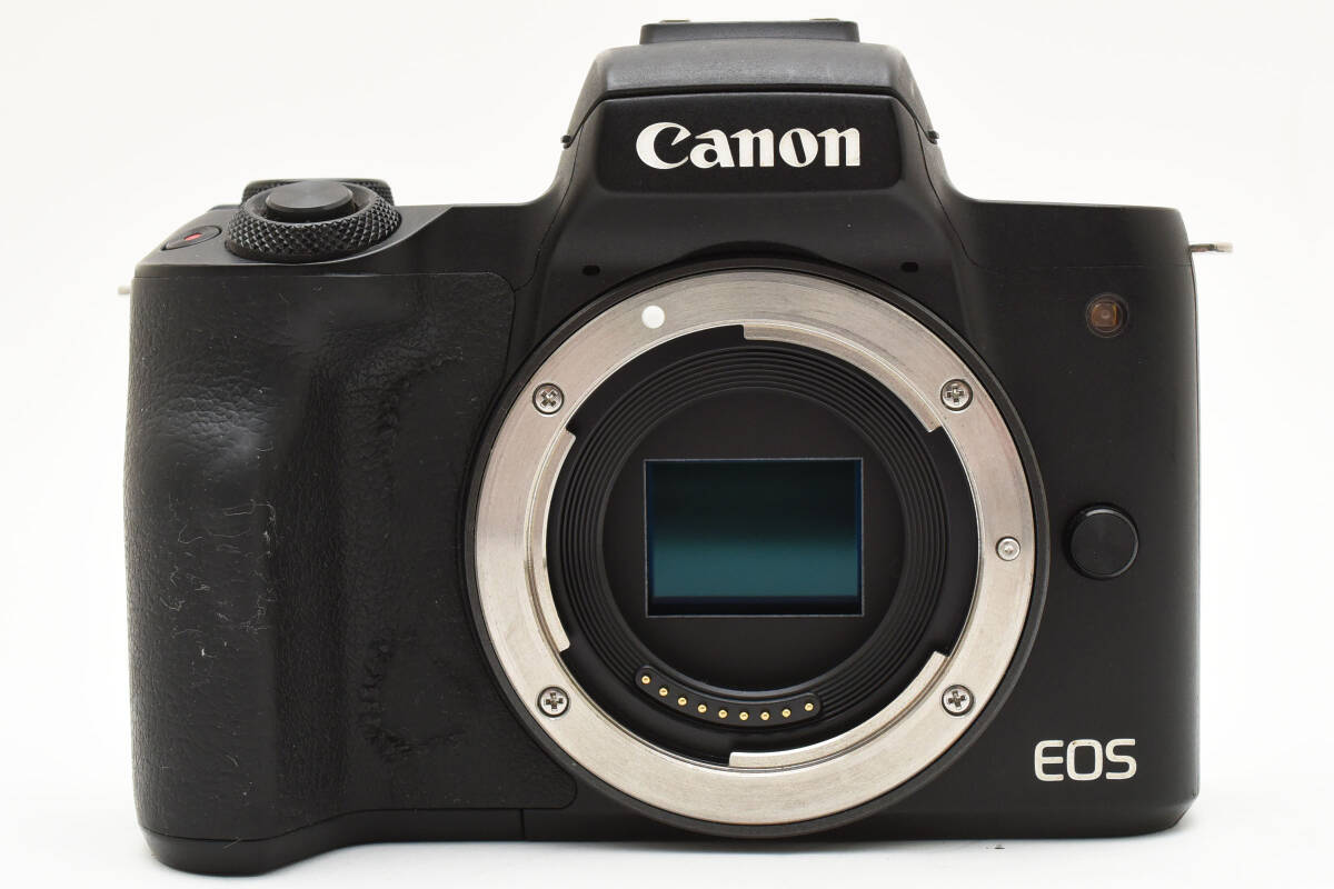ジャンク品 Canon EOS kiss M ブラック バッテリーチャージャーセット 