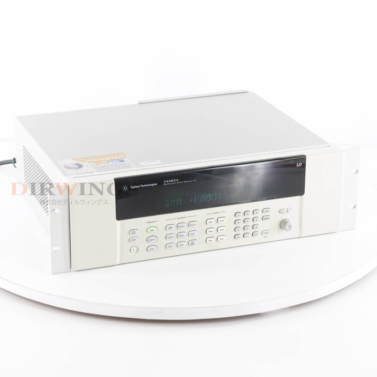 DW 8日保証 34980A LXI Agilent OPT DMM 34945A 34937A hp アジレント Keysight ...