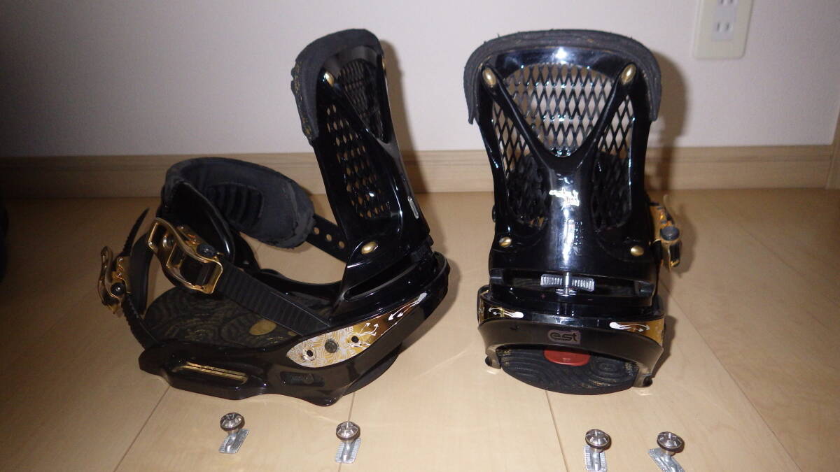 ☆BURTON TRIAD EST BINDINGS (MEDIUM) used_3
