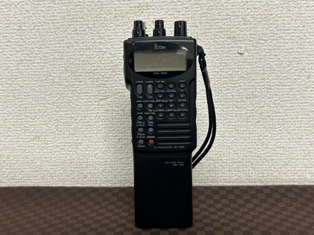 A2 ICOM アイコム IC-W2 BP-90 デュアルバンド ハンディ 無線機