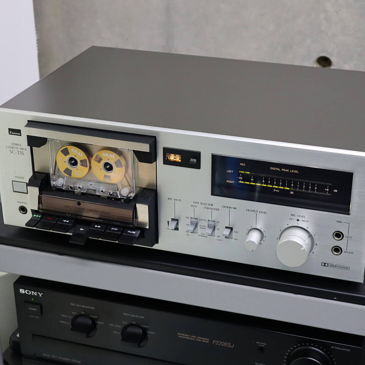SANSUI サンスイ SC-33 カセットデッキ - Yahoo!オークション レトロ