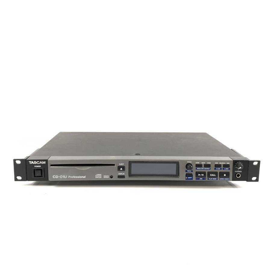 TASCAM CD-01U タスカム 業務用 1U CDプレーヤー◇簡易検査品【TB