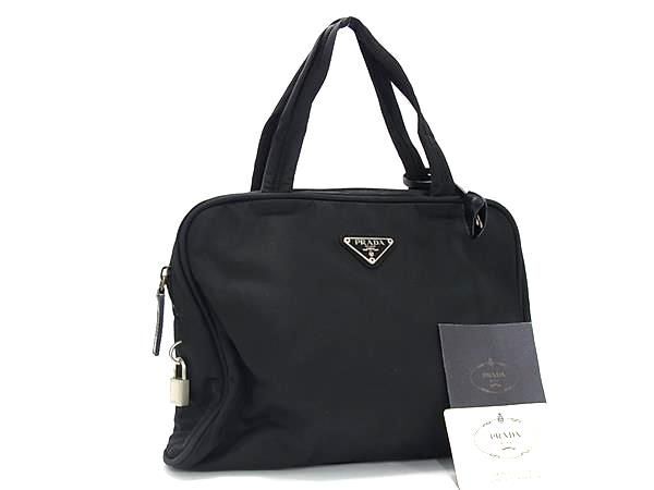 1円 PRADA プラダ B8495 テスートナイロン ハンドバッグ トート