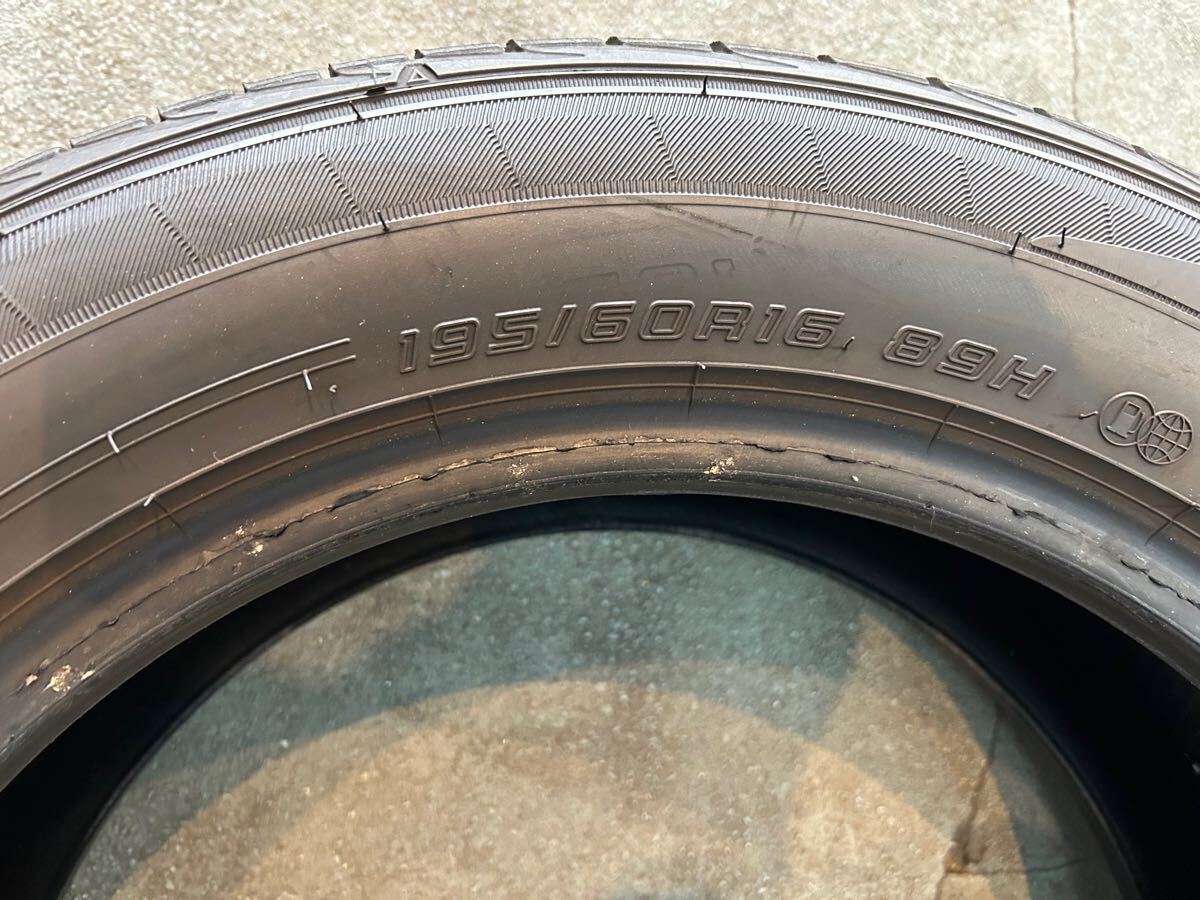 195/60R16 　2本セット　ダンロップ　ルマンLM704　溝7mm　2021年製　_4