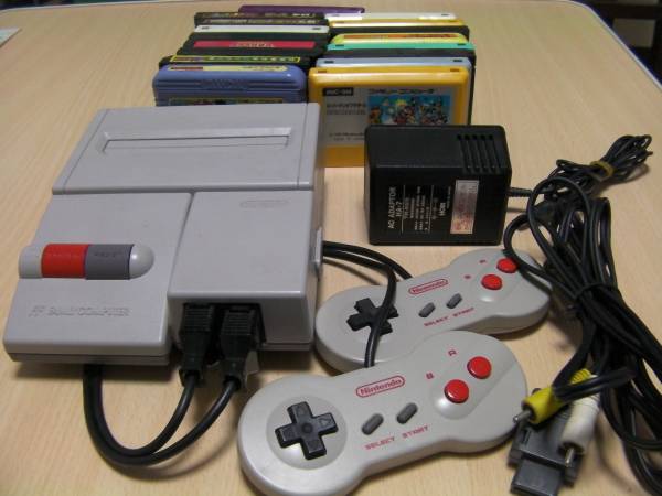 ニューファミコン　NEWファミコン　＋　ソフト17本_1