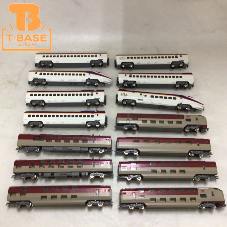 1円〜 訳ありジャンク KATO Nゲージ 客車 クハネ285-3002、モハネ