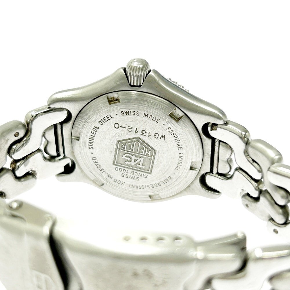 1円スタート】TAG HEUER タグホイヤー WG1312-0 セル SS ホワイト文字