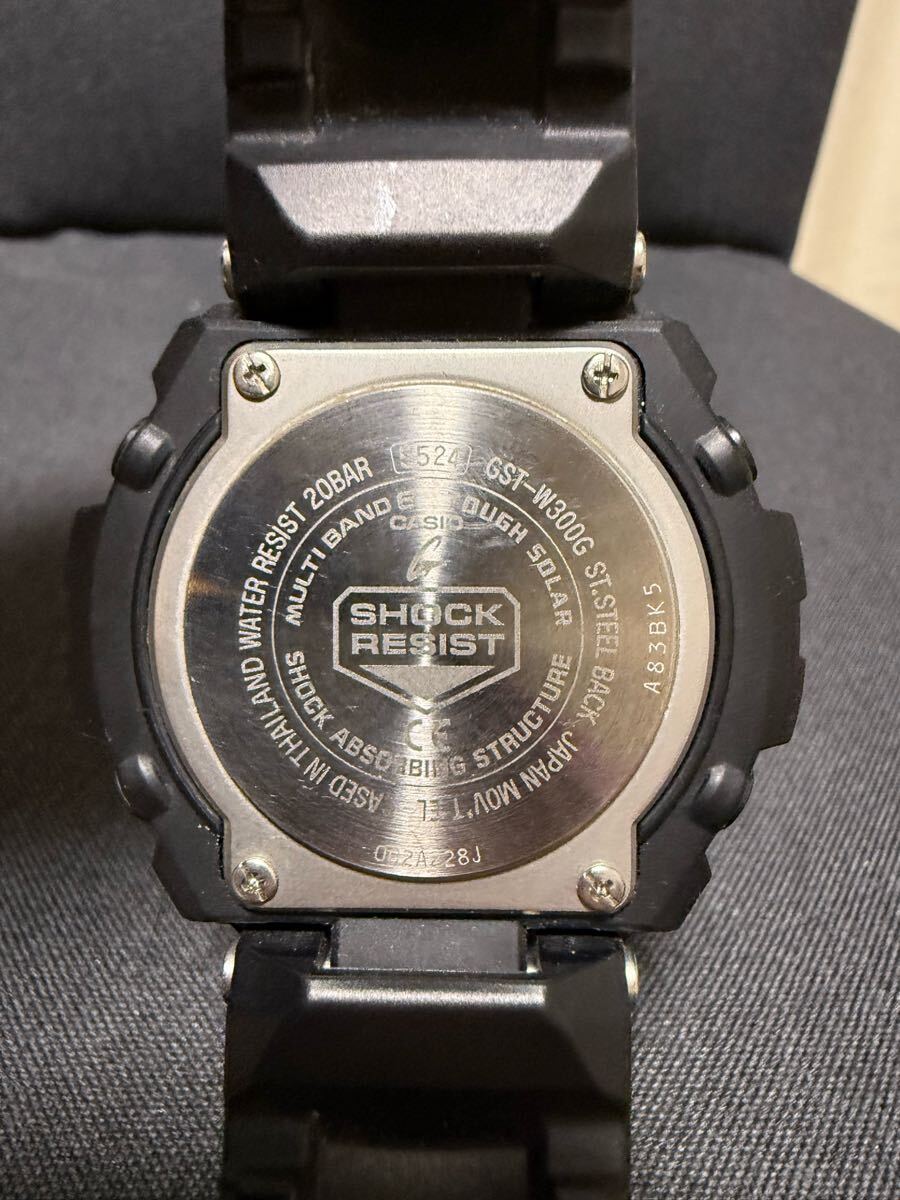 w134〉CASIO G-SHOCK 5524 GST－W300G 時計 【公式通販】
