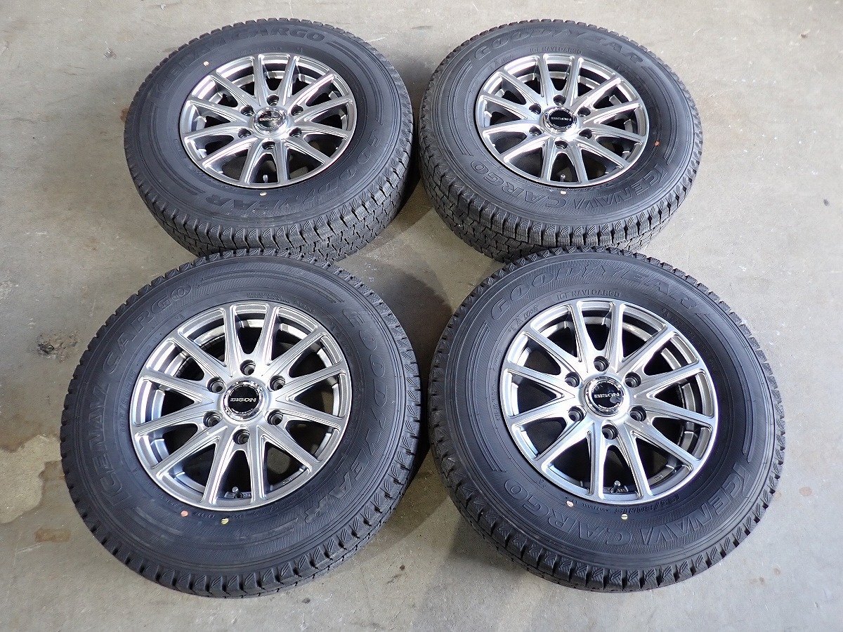 YS15607【送料無料195/80R15 107/105LT】ハイエース レジアス等に バリ