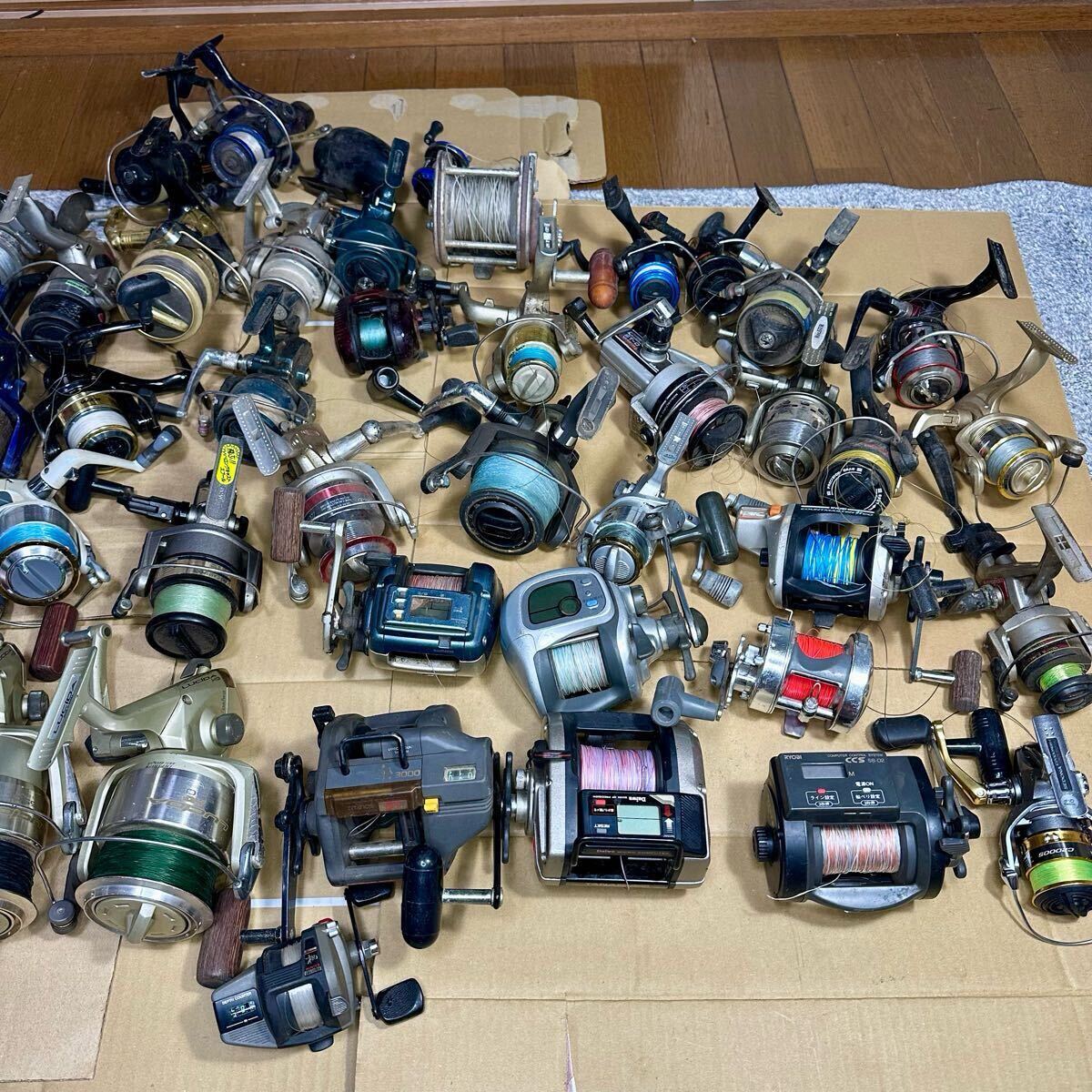 ジャンク品) 1円 スタート~リール 大量 まとめて 40台以上 釣具 シマノ