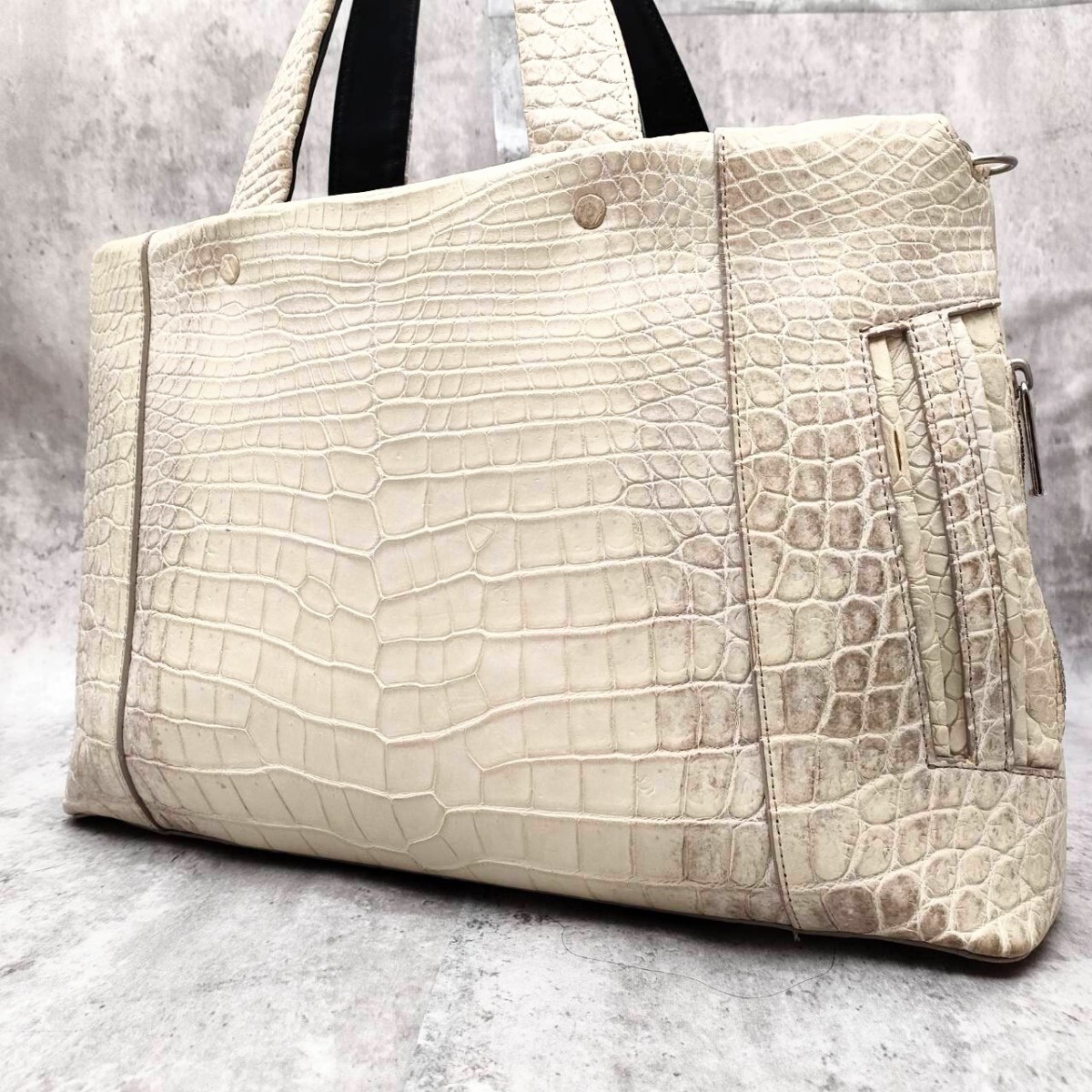 定価200万円 極美品 ヒマラヤ クロコダイルレザー JRA グラデーション 