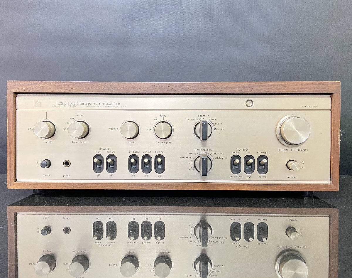 C 】3887 LUXMAN L-507 プリメインアンプ ラックスマン LUXMAN L-507