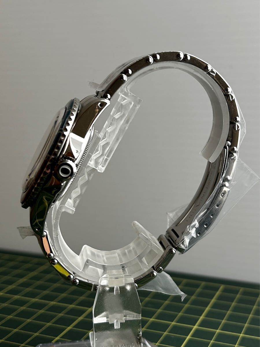 アウトライン　GMT　OUTLINE GMT-1950 自動巻き　ベークライト仕様風GMT 青赤ベゼル　ペプシ　腕時計_10