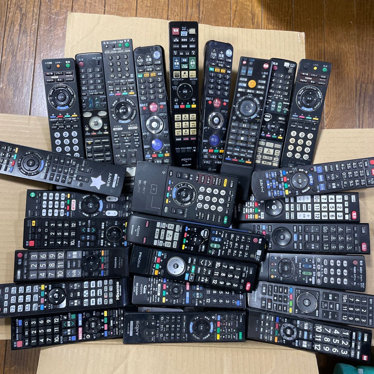 リモコン 大量 大量まとめ売り！動作確認済みテレビ・AV機器用リモコン 