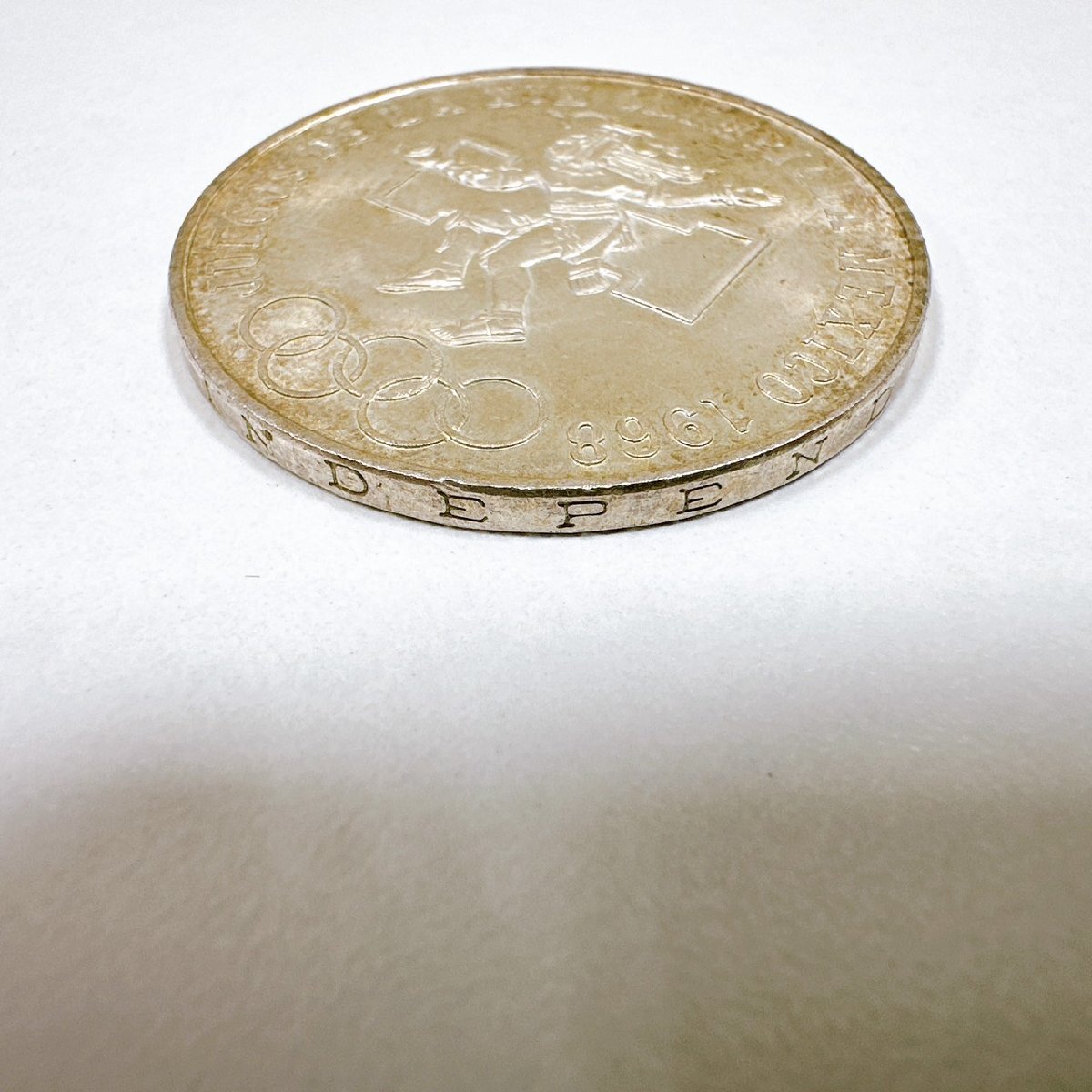 ART5637】 1円～ 1968年 メキシコオリンピック 1968 25ペソ 記念銀貨